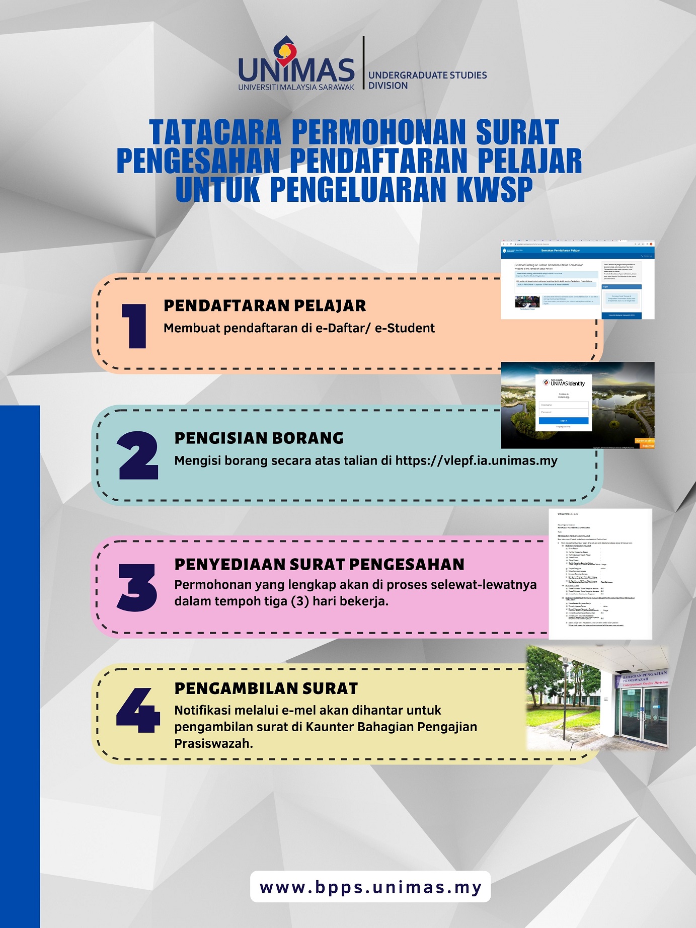 Garis Panduan Log in Sistem Smpweb Bagi Pelajar Baharu: Guidelines