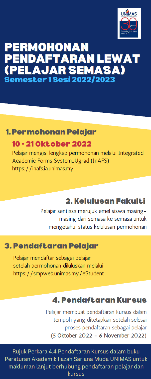 PENDAFTARAN KURSUS SEMESTER 1 SESI AKADEMIK 2021/2022